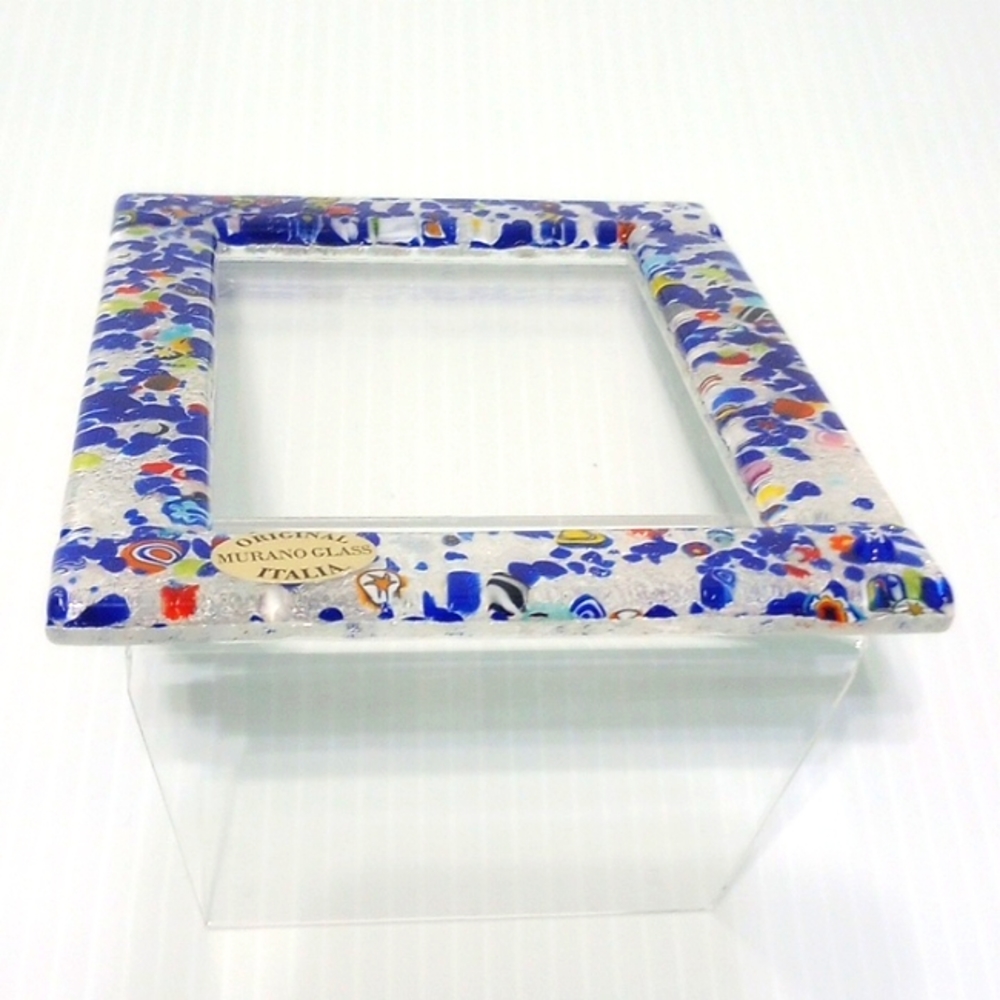 Murano Glass Italia Multicolor Picture Frame - Picture 7 of 10